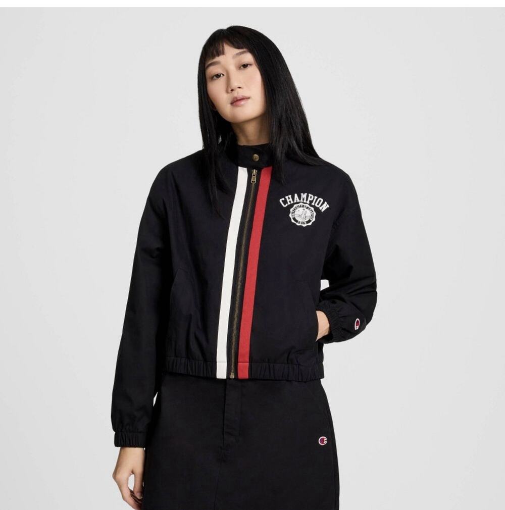 Champion Game Day Women's Black Full Zip Front Lined Jacket -- Size S